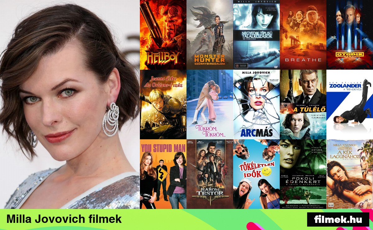 Milla Jovovich filmek Milla Jovovich filmek