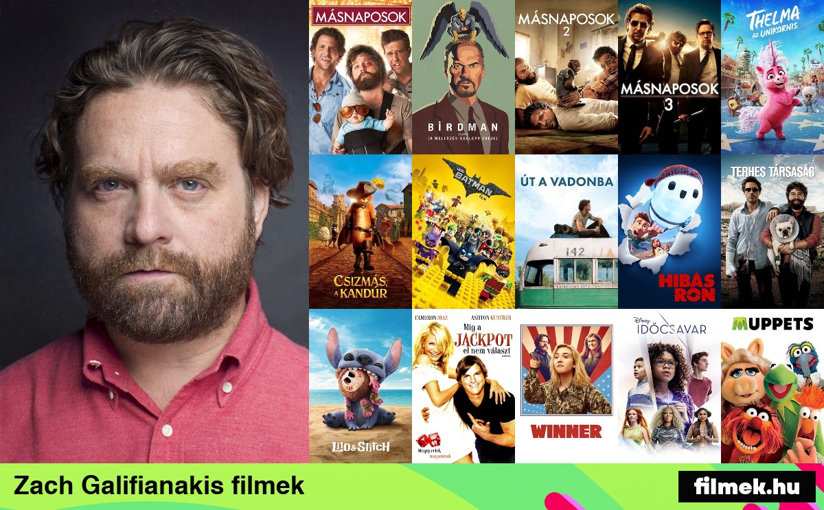 Zach Galifianakis filmek Zach Galifianakis filmek